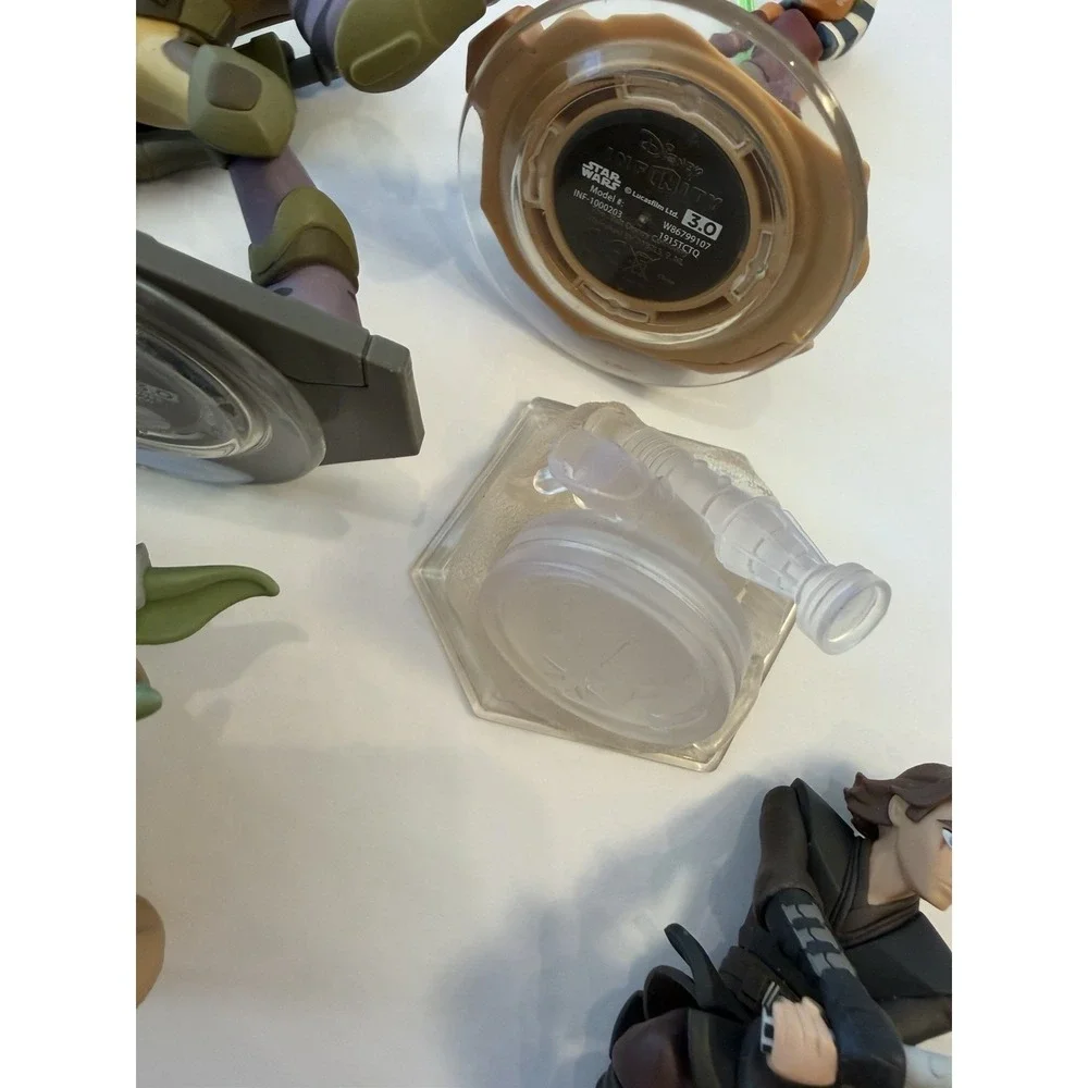 Disney Infinity 3.0 Star Wars Figure Lot Darth Vader Yoda Boba‎ Fett Rey Ahsoka